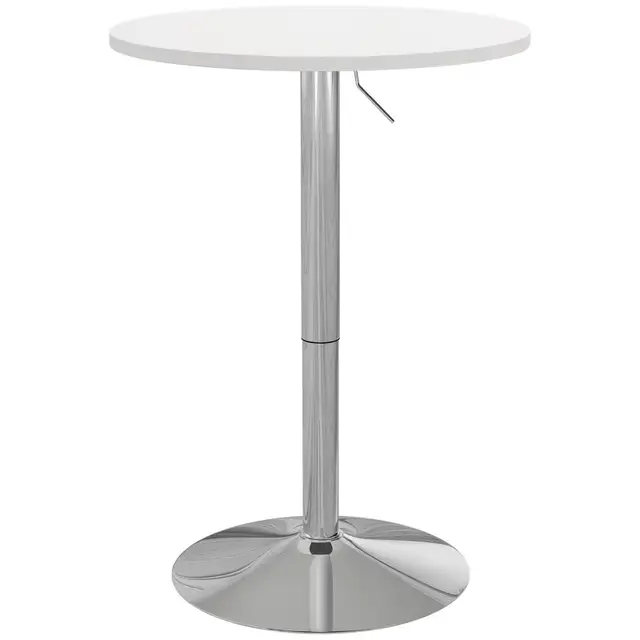 Adjustable High Top Bar Table,  Round Kitchen Table with Swivel  in Dining Tables & Sets in Markham / York Region - Image 10