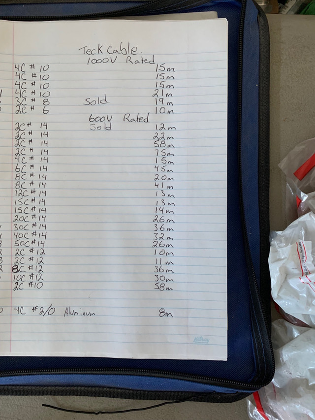 Teck cable Electrical Calgary Kijiji