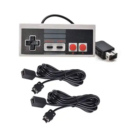 NES Mini Classic Controller with 2 Pack 10ft Extension Cable, View more