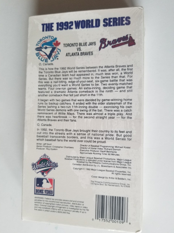 Toronto Blue Jays VHS tapes in Arts & Collectibles in Mississauga / Peel Region - Image 4