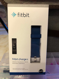 FitBit Charge 2: Small Wrist Band Official (Navy Blue)