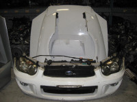 SUBARU WRX STI FRONT END CONVERSION NOSE CUT V8 HOOD BUMPER JDM