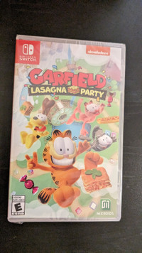 Garfield Lasagna Party New SEALED Switch game