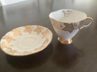 Port Perry souvenir cup and saucer