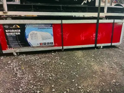 BRAND NEW !!!Single Truss Round Storage Shelter W20'xL30'xH12', View more