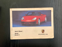Porsche Boxster Owners Manual 