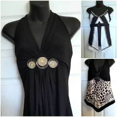 Tops Designer New Halter Style  Brand New $20 Each reg $85-$129, View more