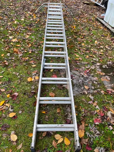 2 GOOD ALUMINUM LADDERS, View more