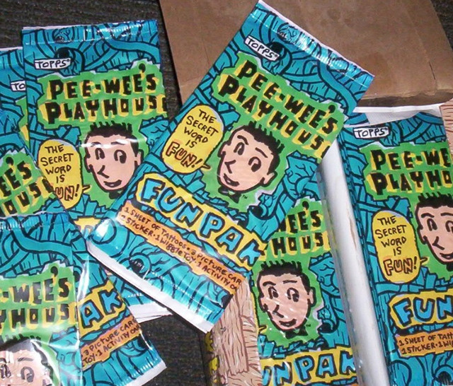Pee Wee Herman 30 pkgs in box FUN PAK unopened cards NEW in Toys & Games in Kitchener / Waterloo