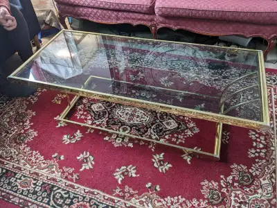 Glass top Coffee table, View more