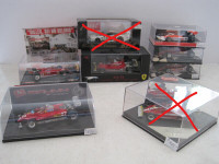 1/43 Gilles Villeneuve models (Ferrari, Mclaren & Lancia) BNIB
