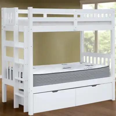 Surrey – Twin/Full Bunk Beds | Solid Pine Wood Perfect for Kids, View more