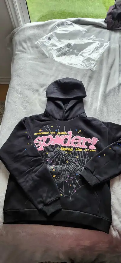 1:1 Black Sp5der hoodie M, View more