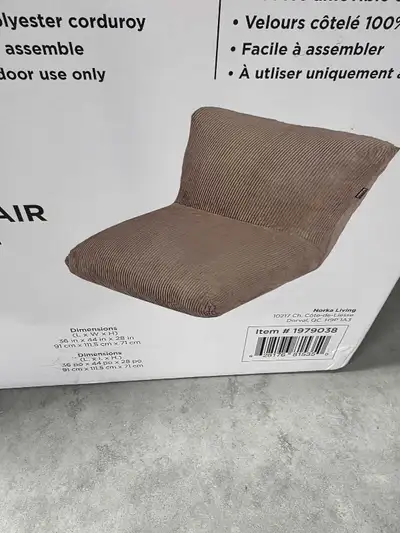 Norka Living Foam Lounger Chair new in box, View more