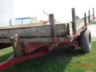 16' deck, clevis hitch. Call Henry for more details.