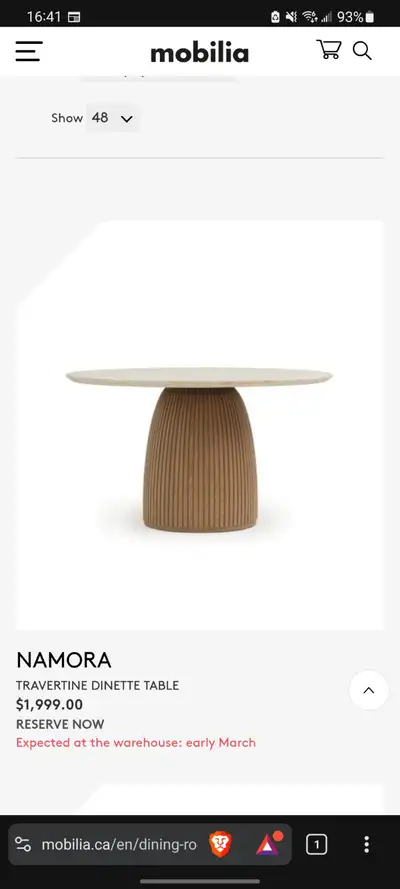 Dinning Table Namora, View more