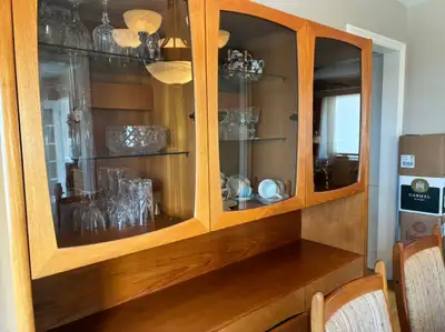 Mid-Century Modern Teak Hutch, View more
