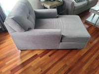 Grey Chaise Chair