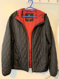 Victorinox Black Davos Hooded Insulated Jacket L