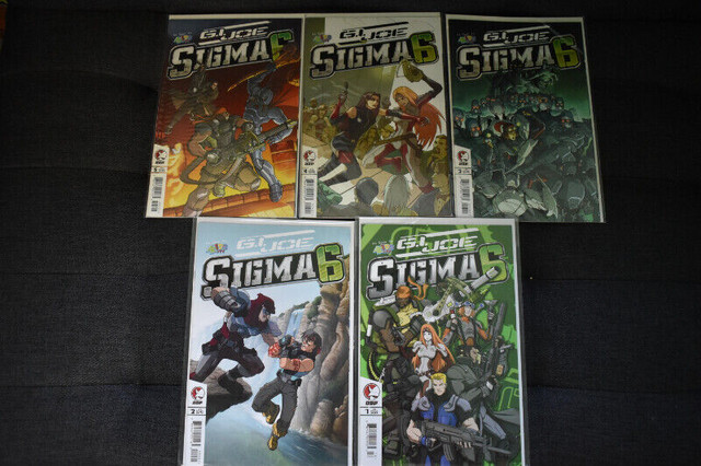 G.I.Joe : Sigma 6 complete # 1-5 comic books run dans Bandes dessinées  à Ouest de l’Île
