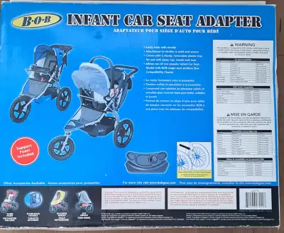 BOB infant car seat adapter, View more
