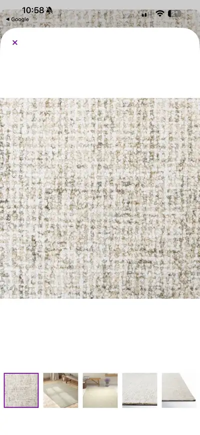 3x5 Wool Area Rug, View more