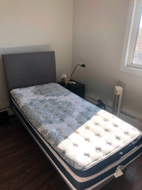 Twin XL Bed Frame and/or Mattress For Sale