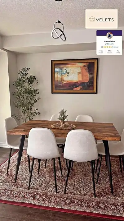 Beautiful Live Edge MDF Top | Best for Dining Area | Modern Look, View more
