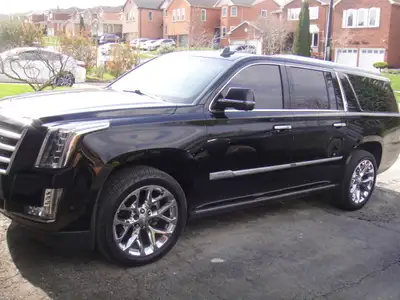 2017 Cadillac Escalade ESV extended version , 8 seating , fully certified , black leather interior ,...