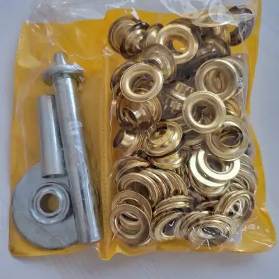 New never used Grommet Repair Kit. Great for tarp and canvas cover repairs etc. $5. Cash Only, No ho...