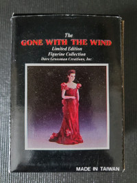 GONE WITH THE WIND ORNAMENT OF SCARLETT IN THE RED DRESS - NIB!