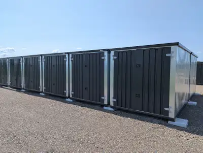 We have 7x10x7 units available. Great for storing motorcycles for the winter. $89/month+HST and no p...