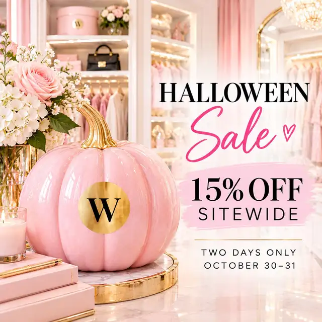 HALLOWEEN SALE 15% OFF SITE! Closet & Dressing Room Accessories!