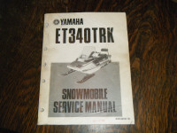 Yamaha ET340TRK Snowmobiles Service Manual   80W-28197-70