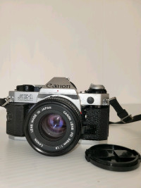 Canon AE-1 Program 35mm Film Camera W/ 50mm F/1.8 Lens- Pls Read