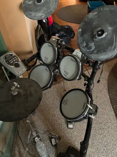 Electric drum set, View more
