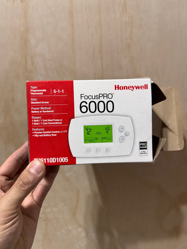 Honeywell programable thermostat in Heating, Cooling & Air in Calgary - Image 3
