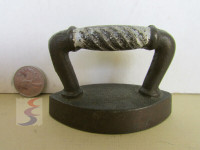 Antique Miniature Sad Iron Old Cast Childs Doll Toy Sample