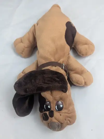 Vintage 1984 Pound Puppies Yuppies Brown Dog Plush Toy, View more