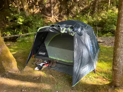 Camping package - tent, sleeping pad, sleeping mat, stove, View more