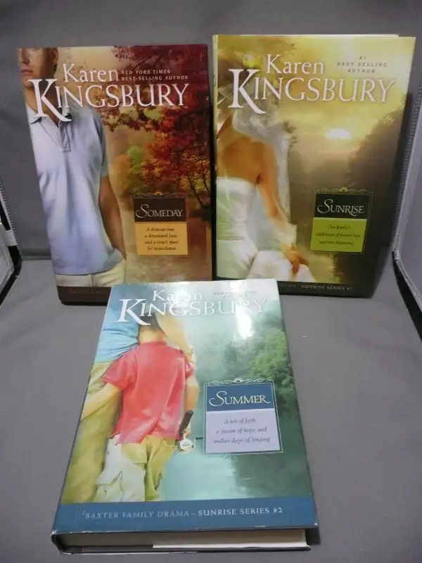FICTION BOOKS - Karen Kingsbury novels (hardcover) - $3.00 in Fiction in Edmonton - Image 2