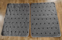 Set of 2 waterproof, washable puppy pads