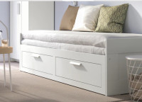 Ikea brimnes daybed (single bed to king) + 2 drawers