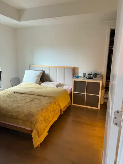 The Bay Double size wooden bed frame and mattress, View more