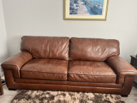 Sofa en cuir véritable - Genuine leather sofa