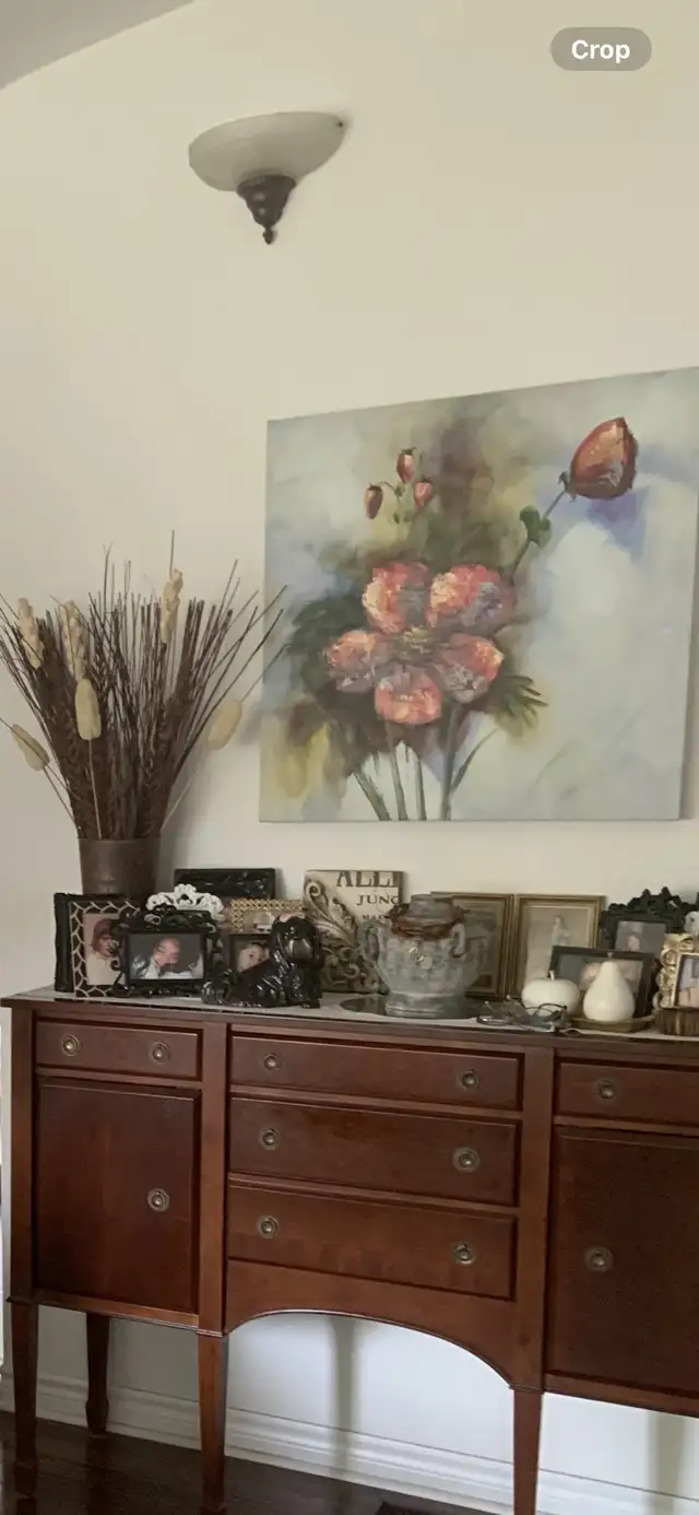 BEAUTIFUL LARGE ‘ BOMBAY ‘ FLORAL CANVAS WALL ART !  in Home Décor & Accents in Mississauga / Peel Region - Image 3