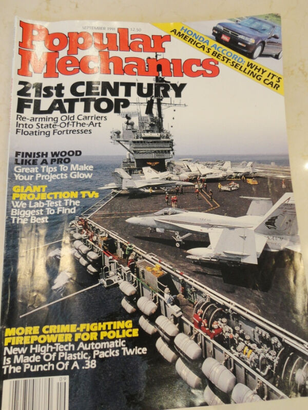Vintage Sept. 1991 Popular Mechanics Magazine - Great Nostalgia in Magazines in Kitchener / Waterloo