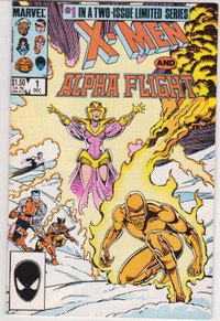 Marvel Comics - X-Men and Alpha Flight - 2 issue limited series.