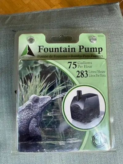 Water fountain pump, View more