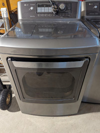 Used and in great condition stainless steel LG Dryer